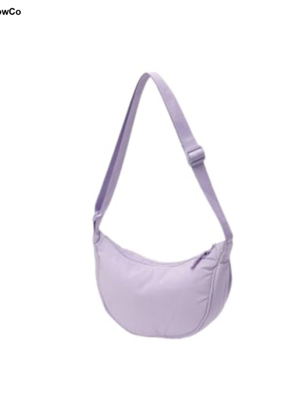 Crescent Crossbody Bag Lightweight Nylon Sling Purse Adjustable Strap